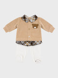 Completo nascita Neonato Beige LS/1301 by SARTORIA DEI PICCOLI
