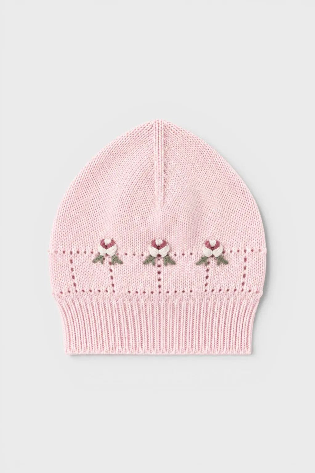 Cuffia Neonata Rosa ROSIE/CU by PICCOLA GIUGGIOLA