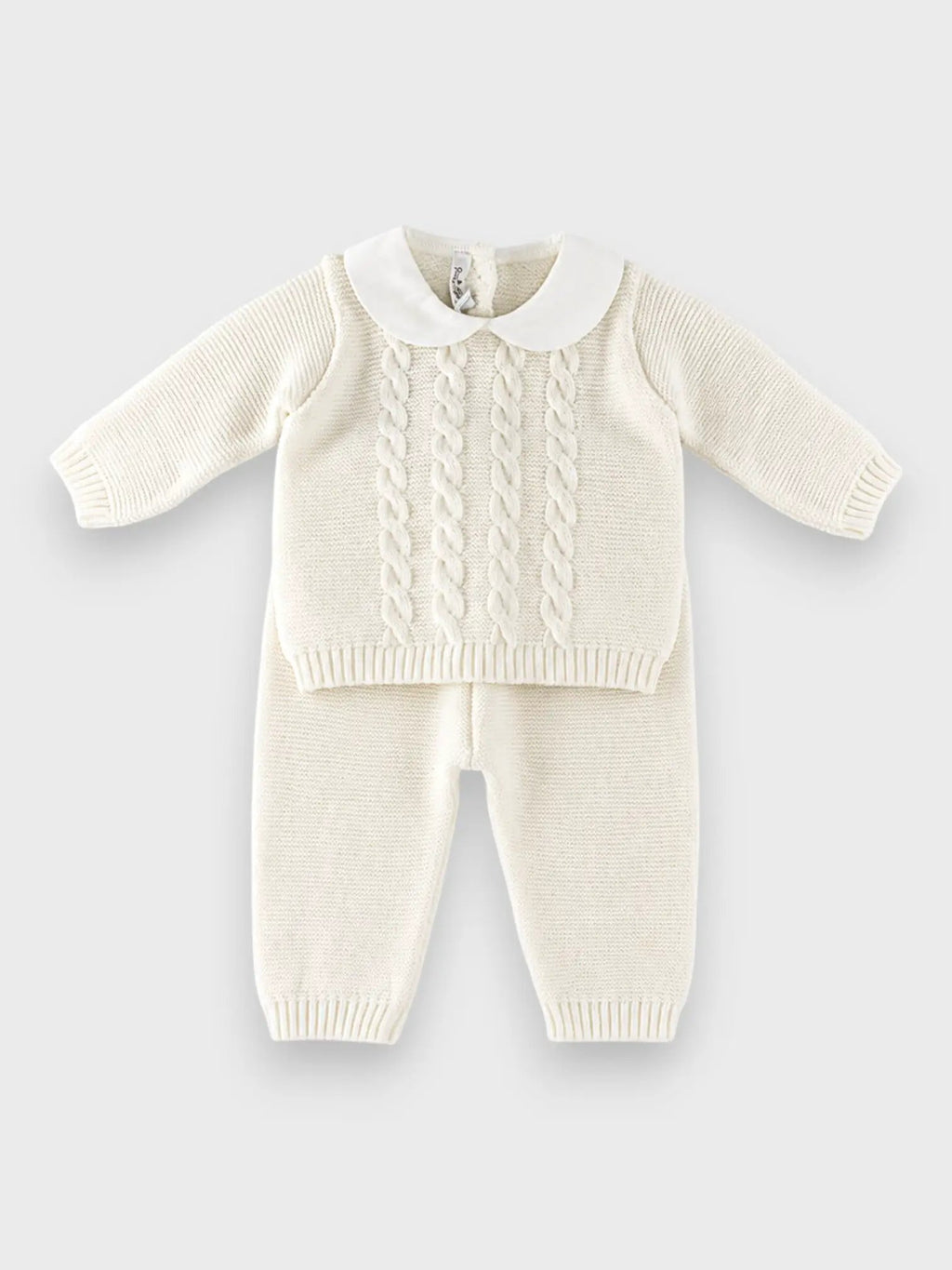 Completo nascita Neonato Bianco TRECCIA 516/30 by BABY LORD