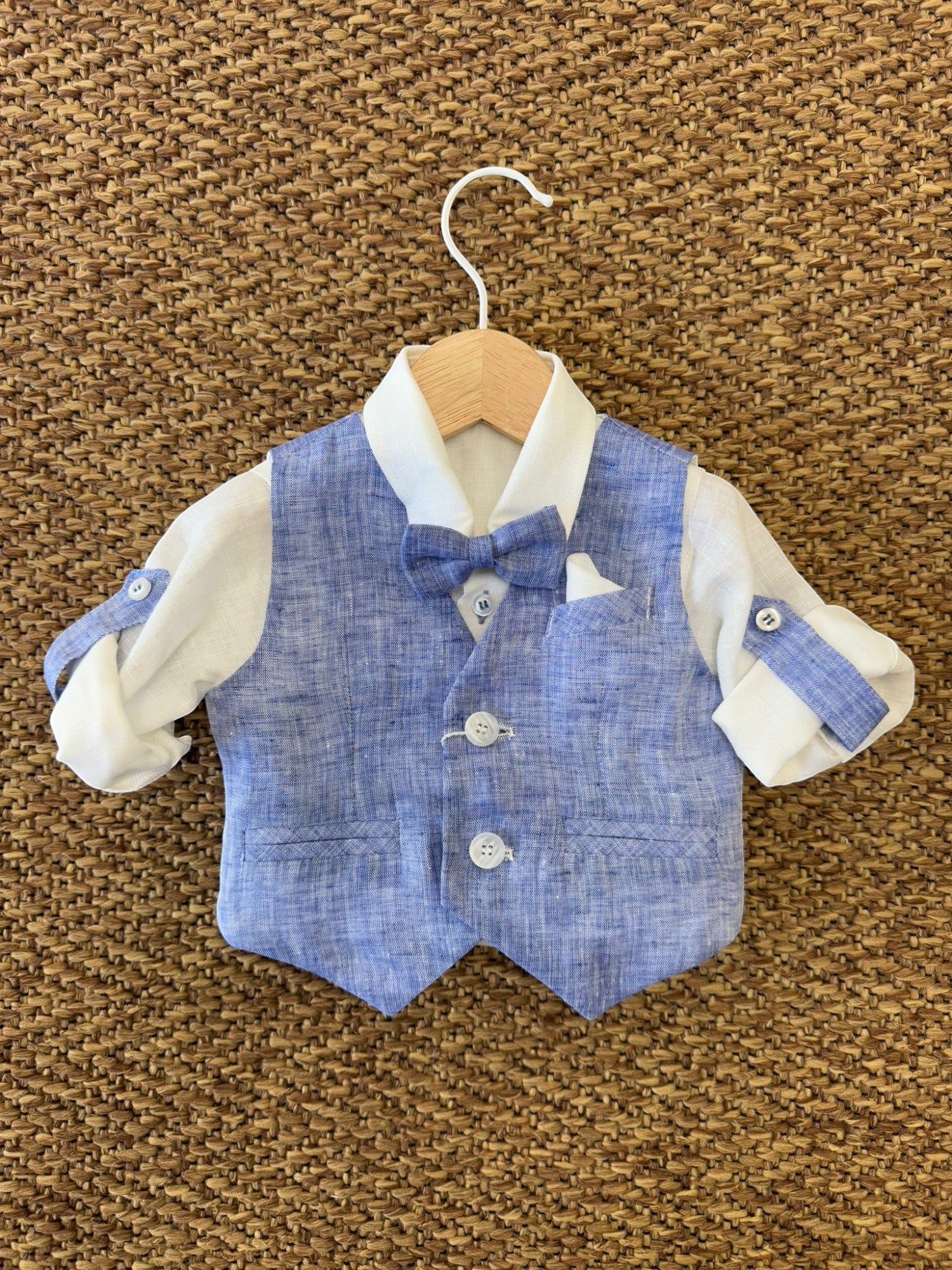 Completo Cerimonia Bimbo BLU M0407A -  NANU' BABY