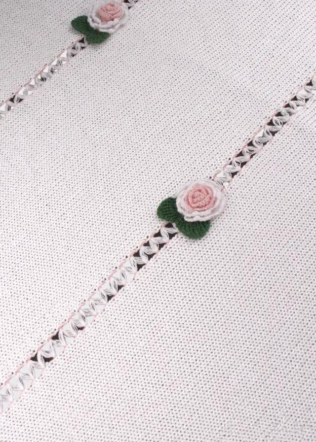 Coperta Neonata Bianco DELIZIA/CO by PICCOLA GIUGGIOLA