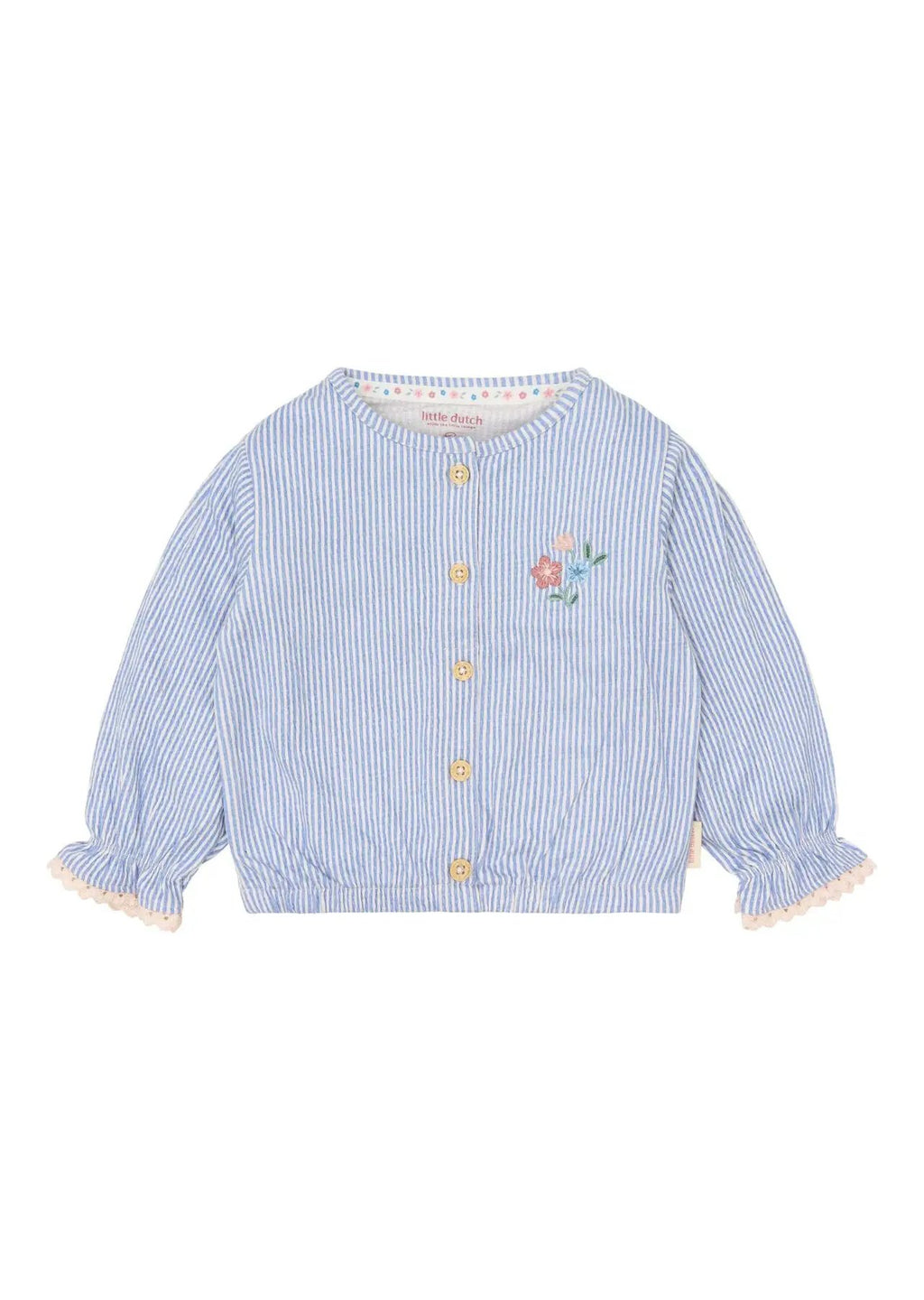 Camicia Bimba Azzurro CL26021500 by LITTLE DUTCH