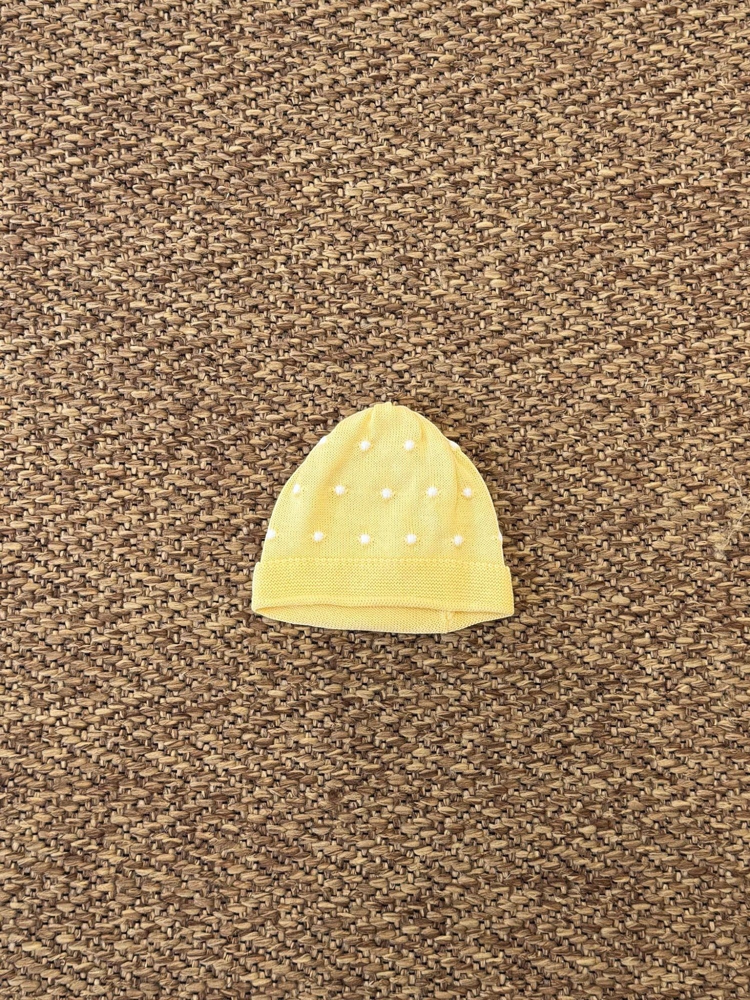 Cuffia Pois giallo Neonata GIALLO 3430/651F -  NANU' BABY