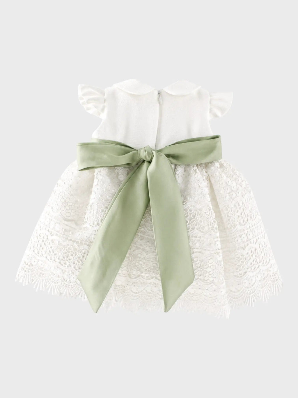 Abito Cerimonia Bimba Bianco FB068 by FLO' SARTORIA ITALIANA