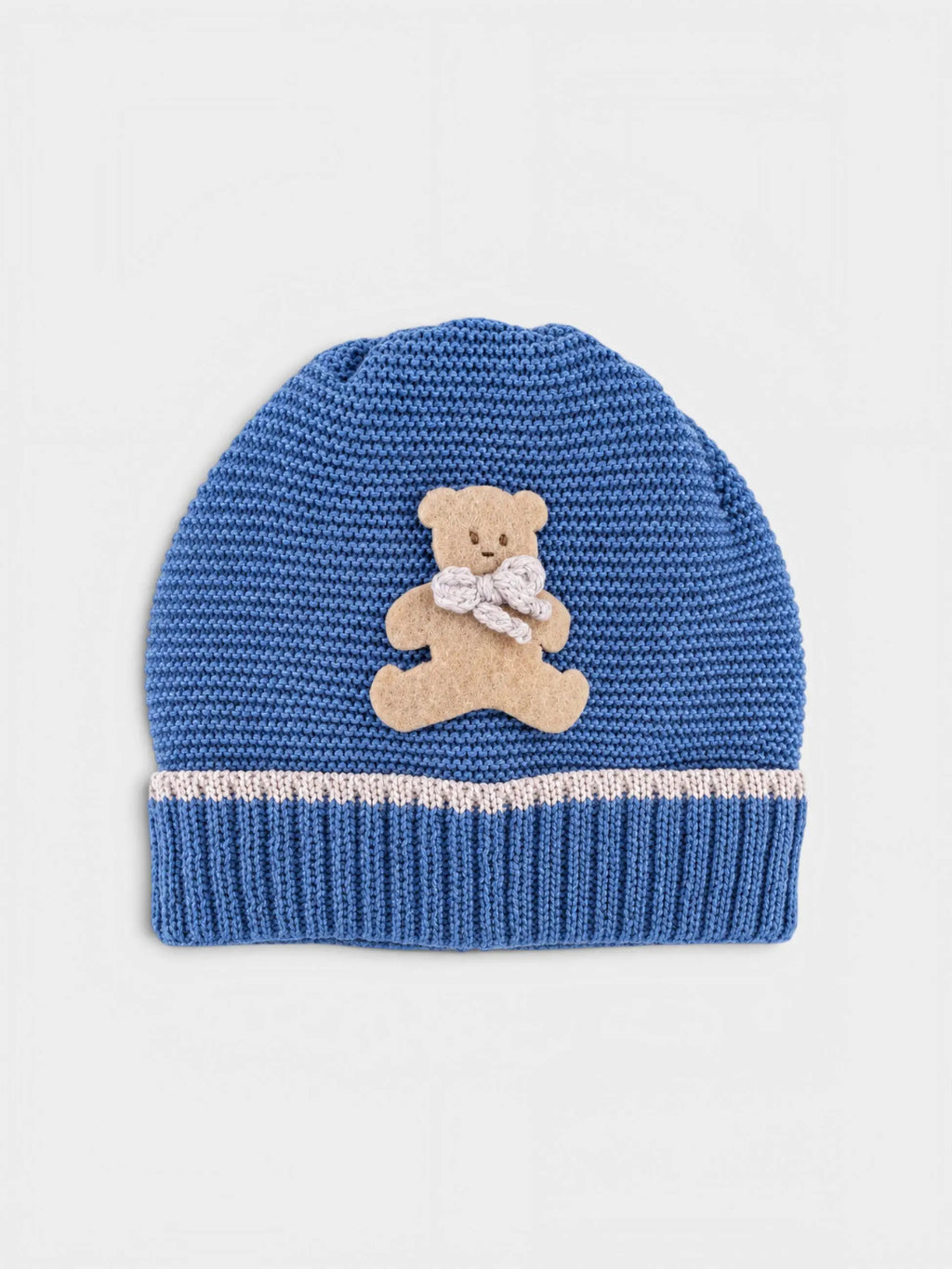 Cuffia Neonato Blu ORSETTO 603 by BABY LORD