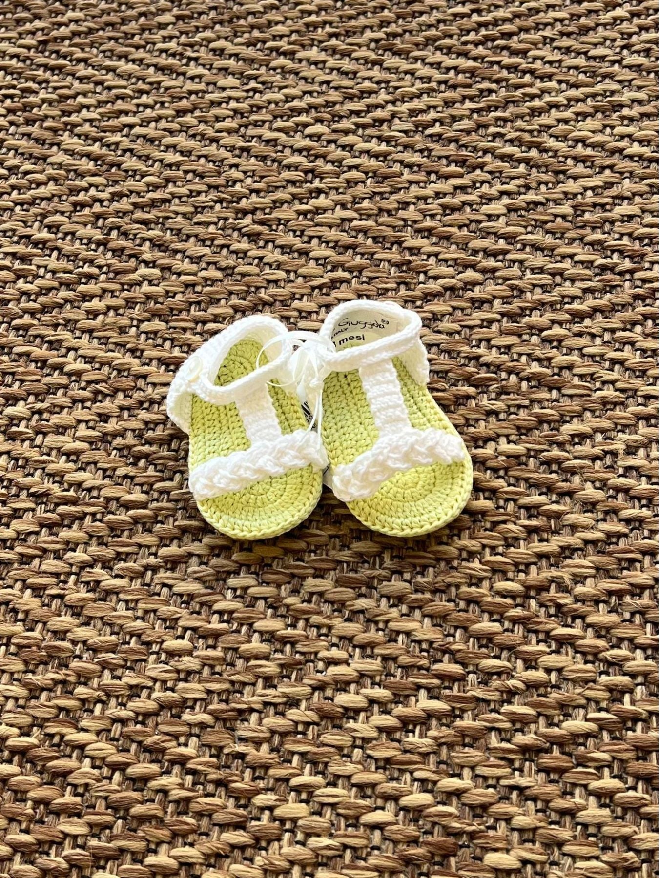 Babbucce Neonata BIANCO HUNKAR/SC -  NANU' BABY