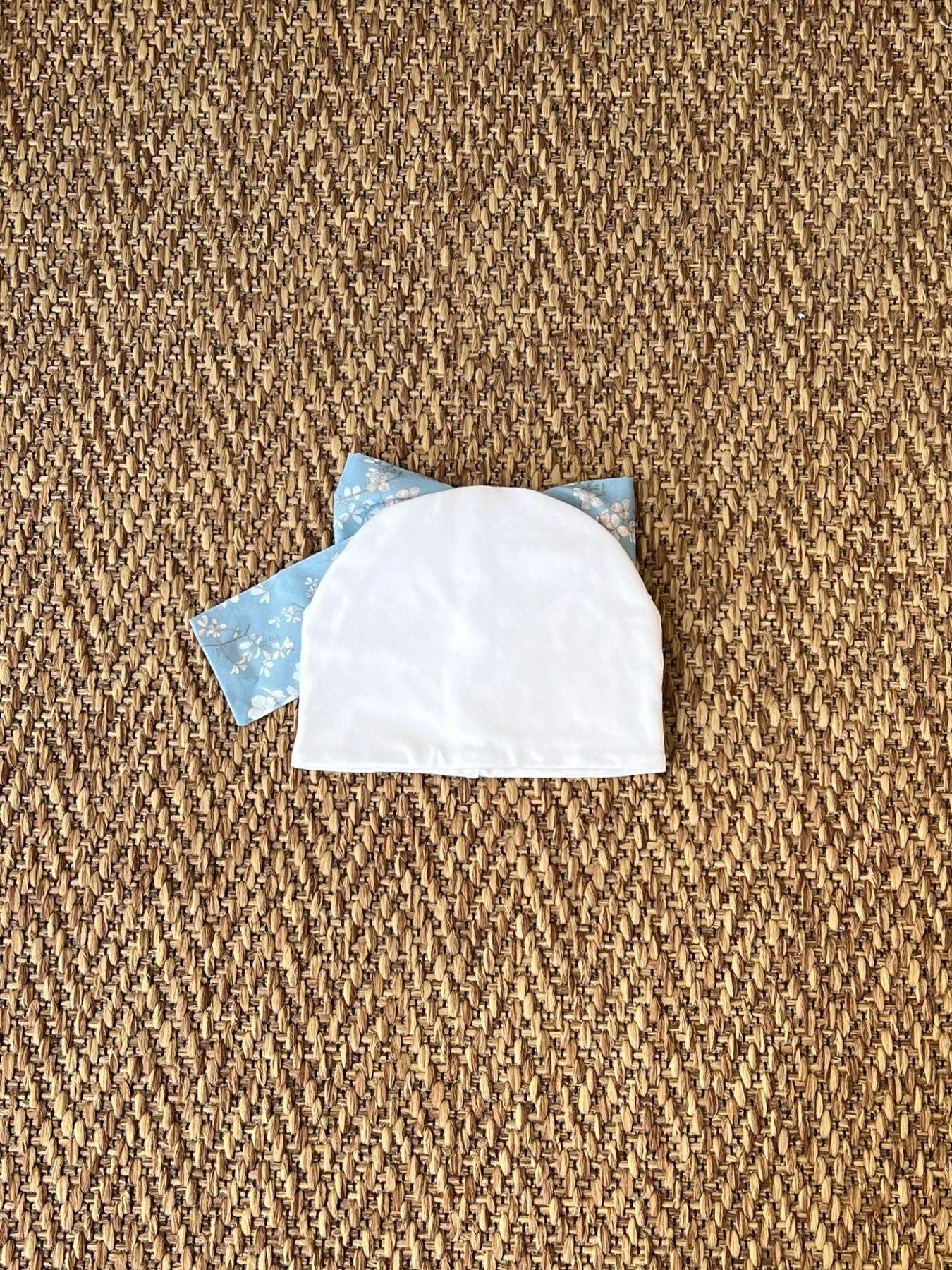Cuffia in jersey Neonata BIANCO EP2373 -  NANU' BABY
