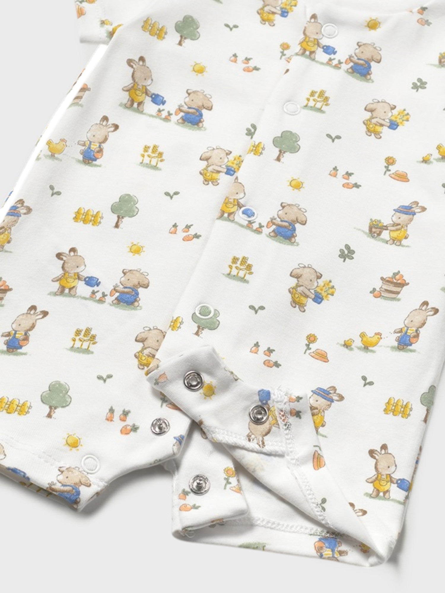 Set 2 pagliaccetti corti Bimbo GIALLO 1707 /G -  NANU' BABY