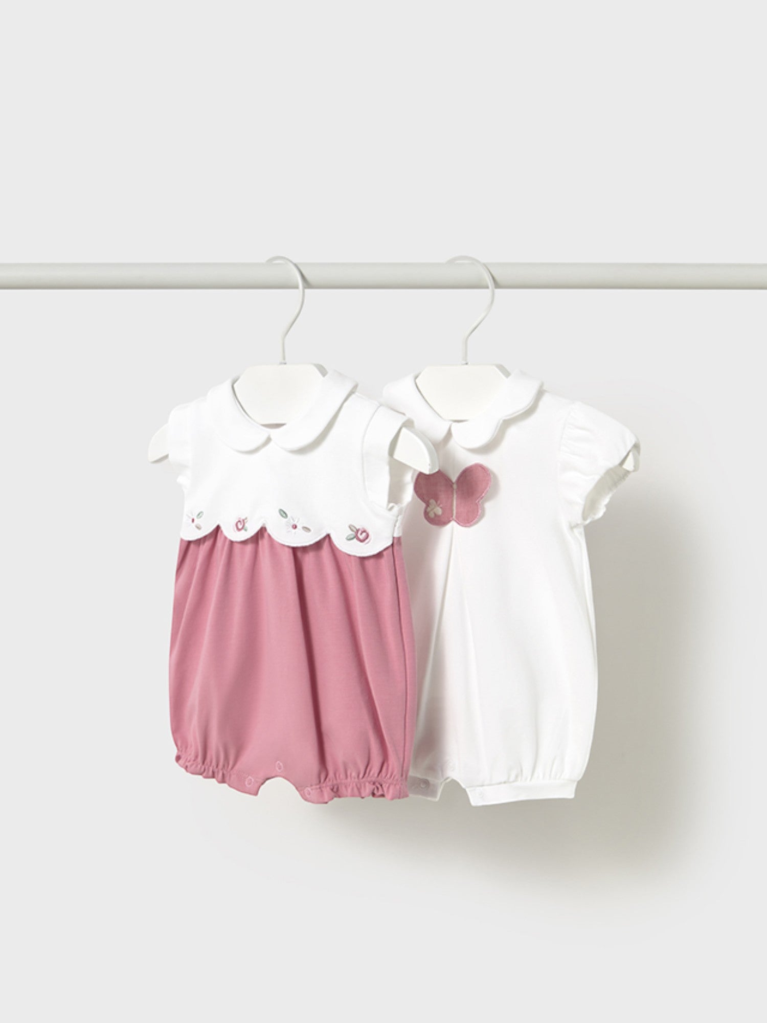 Set 2 pigiami corti Bimba ROSA 1752 /R -  NANU' BABY