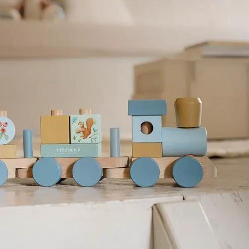 Trenino Multicolore LD7254 by LITTLE DUTCH