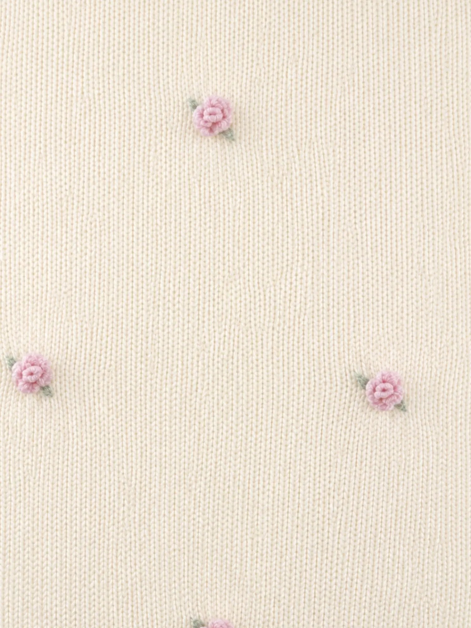 Coperta Neonata Bianco FIORI DI LOTO 104/3031 by BABY LORD