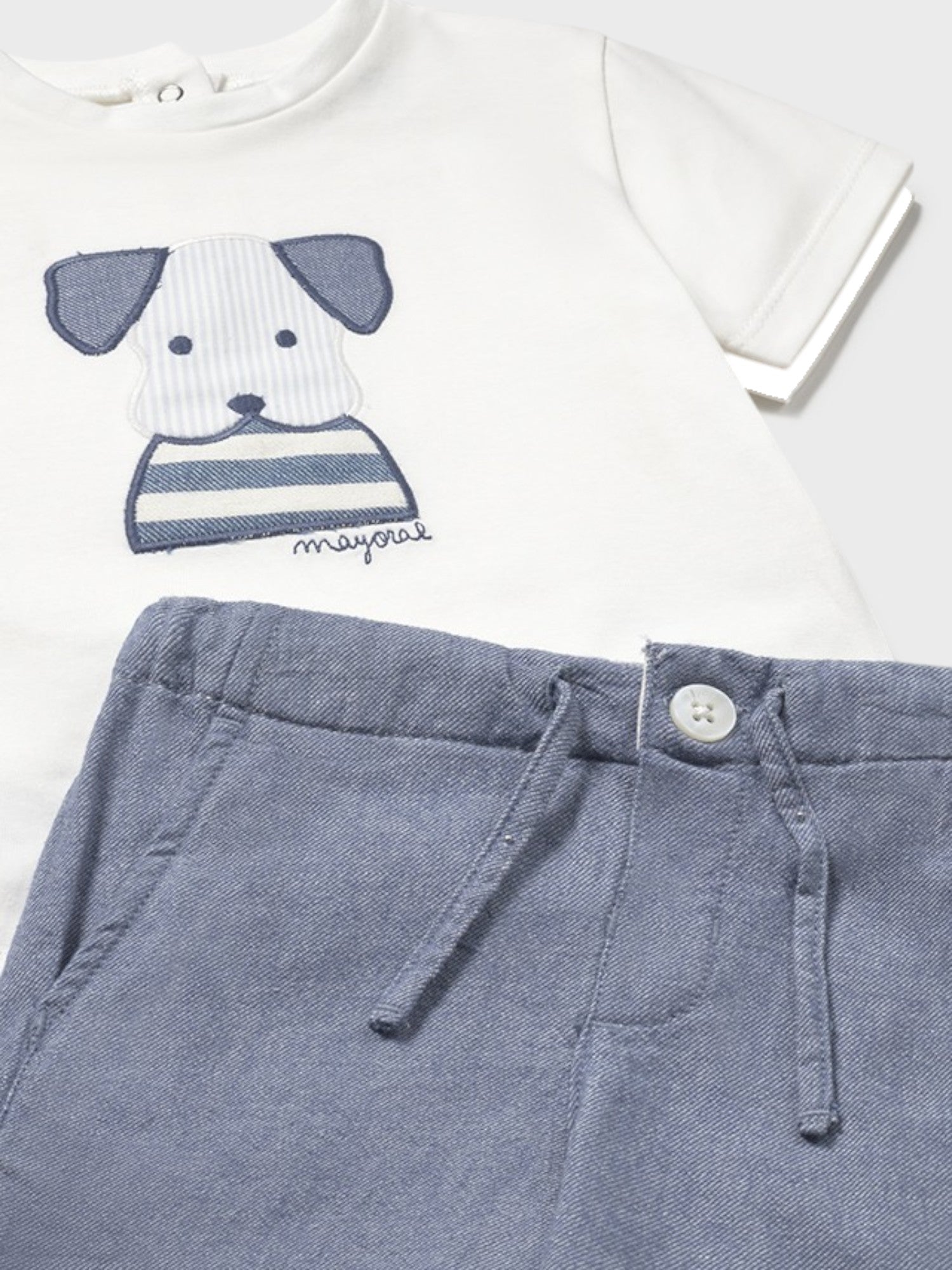 Compl. bermuda applicazioni Bimbo AZZURRO 1252/36 -  NANU' BABY