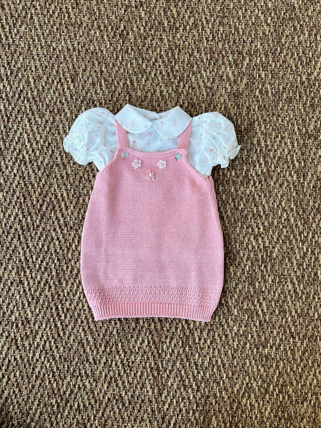Abito in filo di cotone Bimba ROSA NAIME/AB -  NANU' BABY