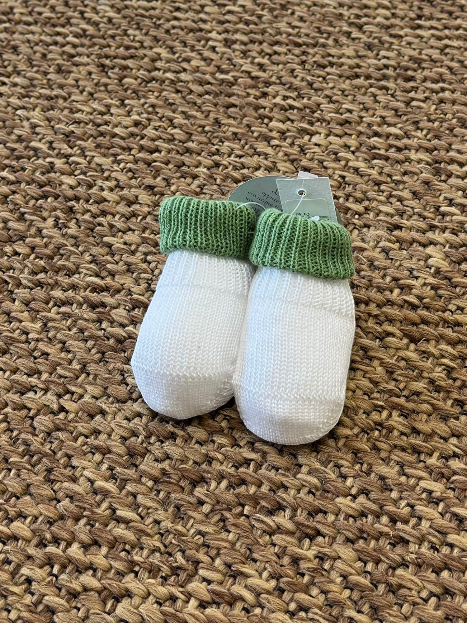 Babbucce Neonato BIANCO SC66/1630 -  NANU' BABY