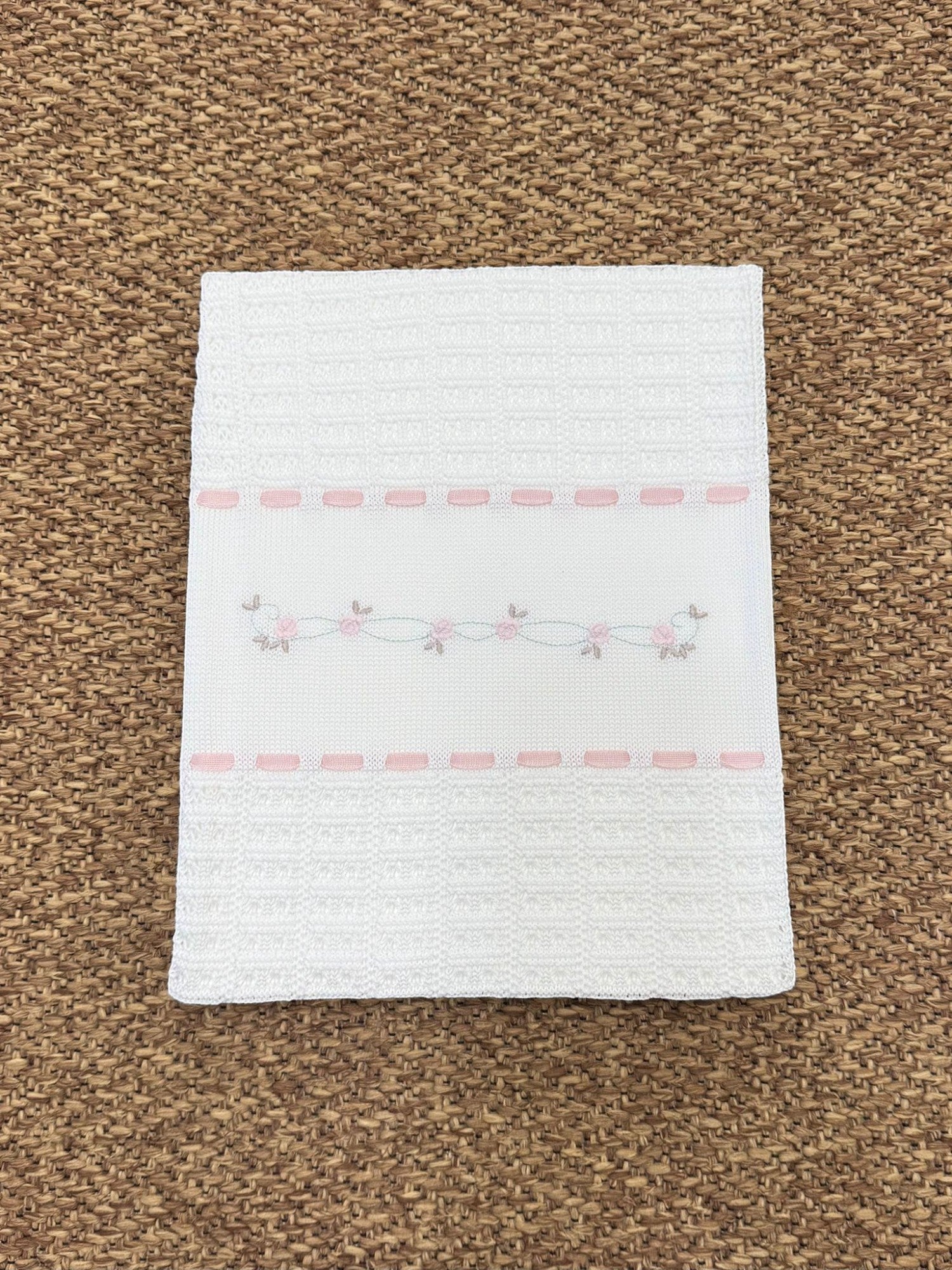 Coperta Neonata BIANCO EB4080 -  NANU' BABY
