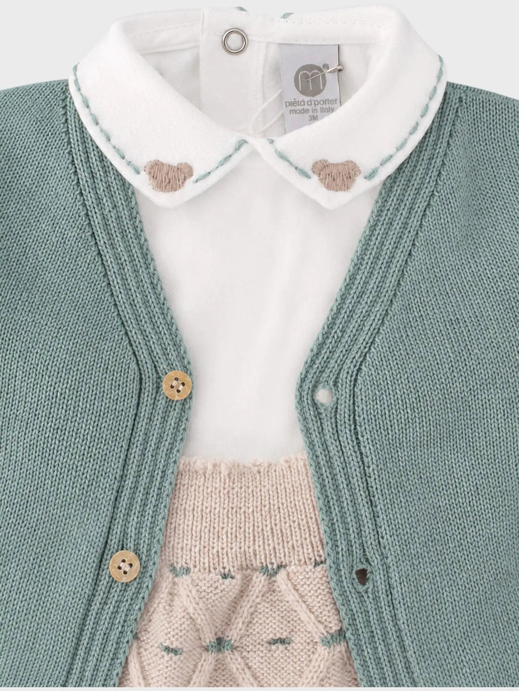 Completo nascita Neonato Verde IS7160 by MARLU'