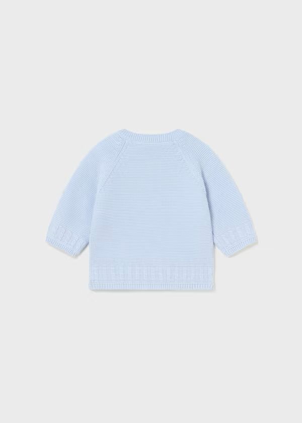 Cardigan basic in caldo cotone Bimbo CIELO 2301-C -  NANU' BABY