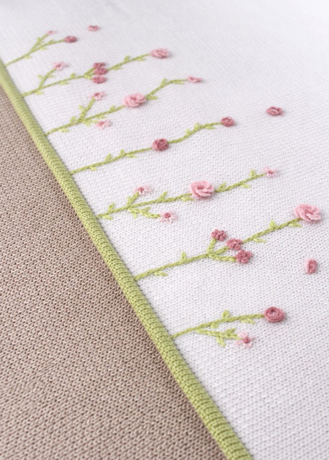 Coperta Neonata Bianco MORGANA/CO by PICCOLA GIUGGIOLA