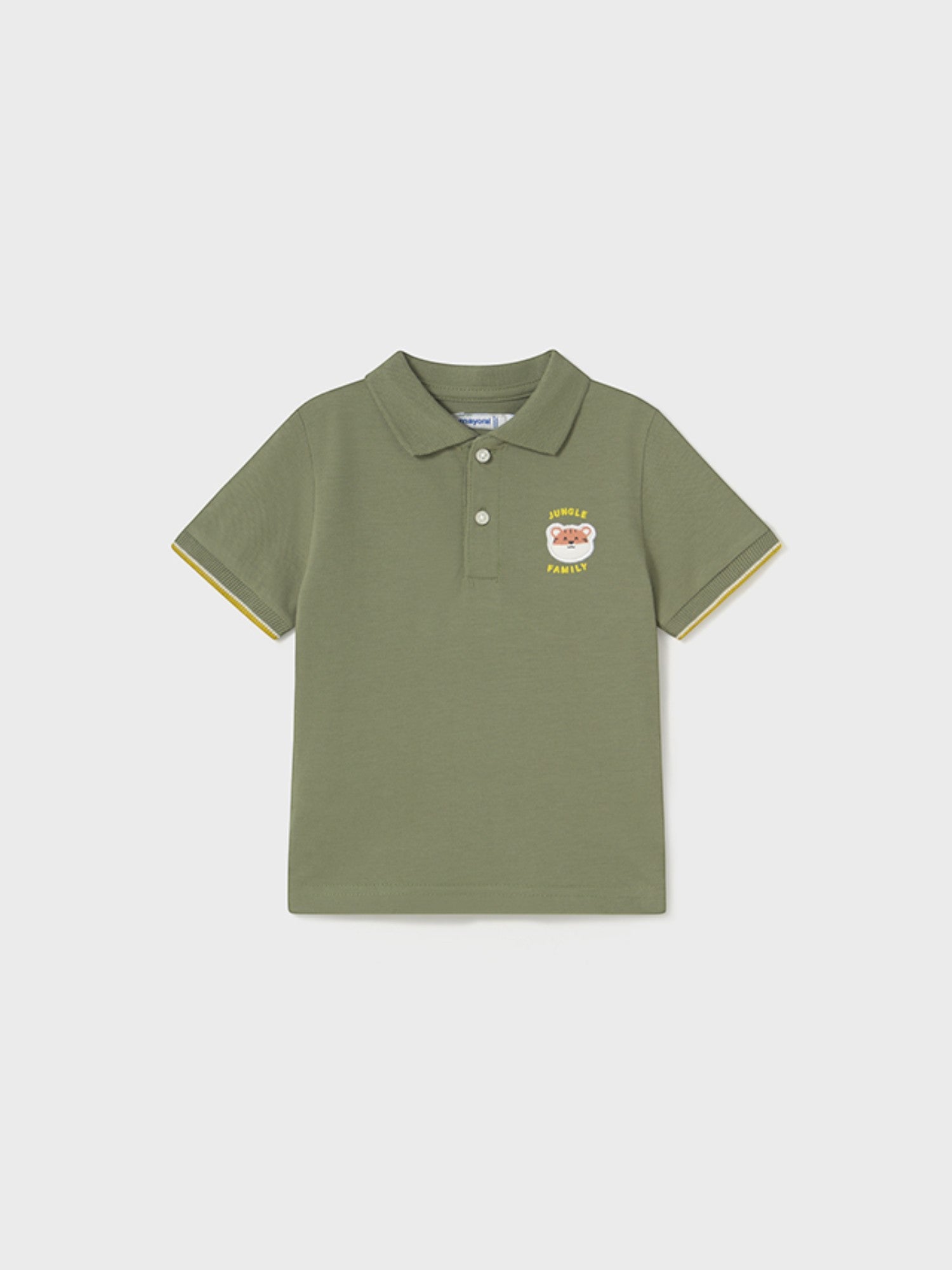 Polo m/c applique Bimbo VERDE 1108/61 -  NANU' BABY