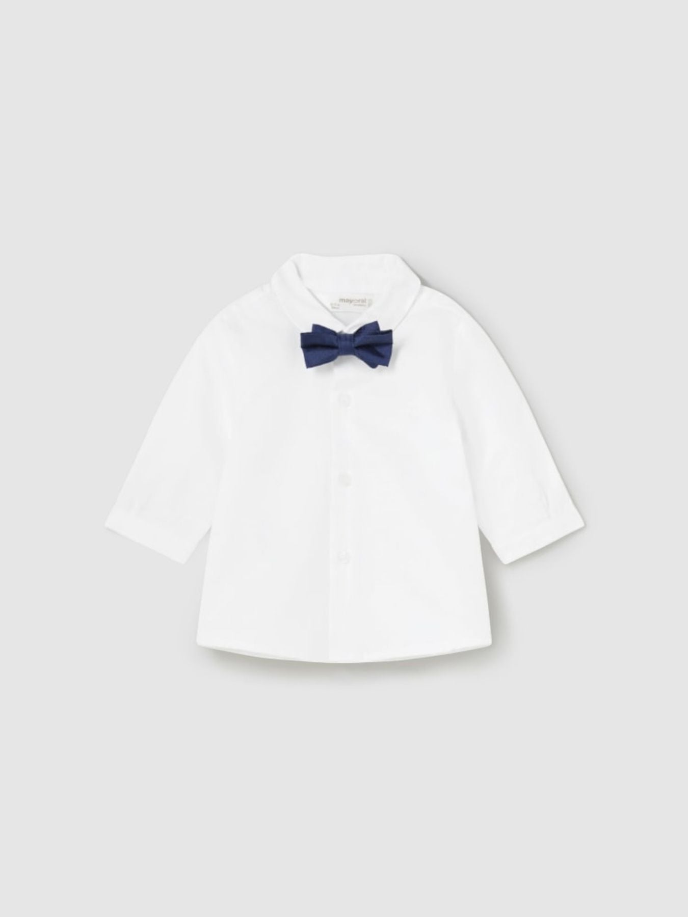 Camicia m/l con papillon Bimbo BIANCO 1J-2180/B -  NANU' BABY