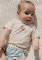 T-shirt Bimbo Avorio CL26021302 by LITTLE DUTCH