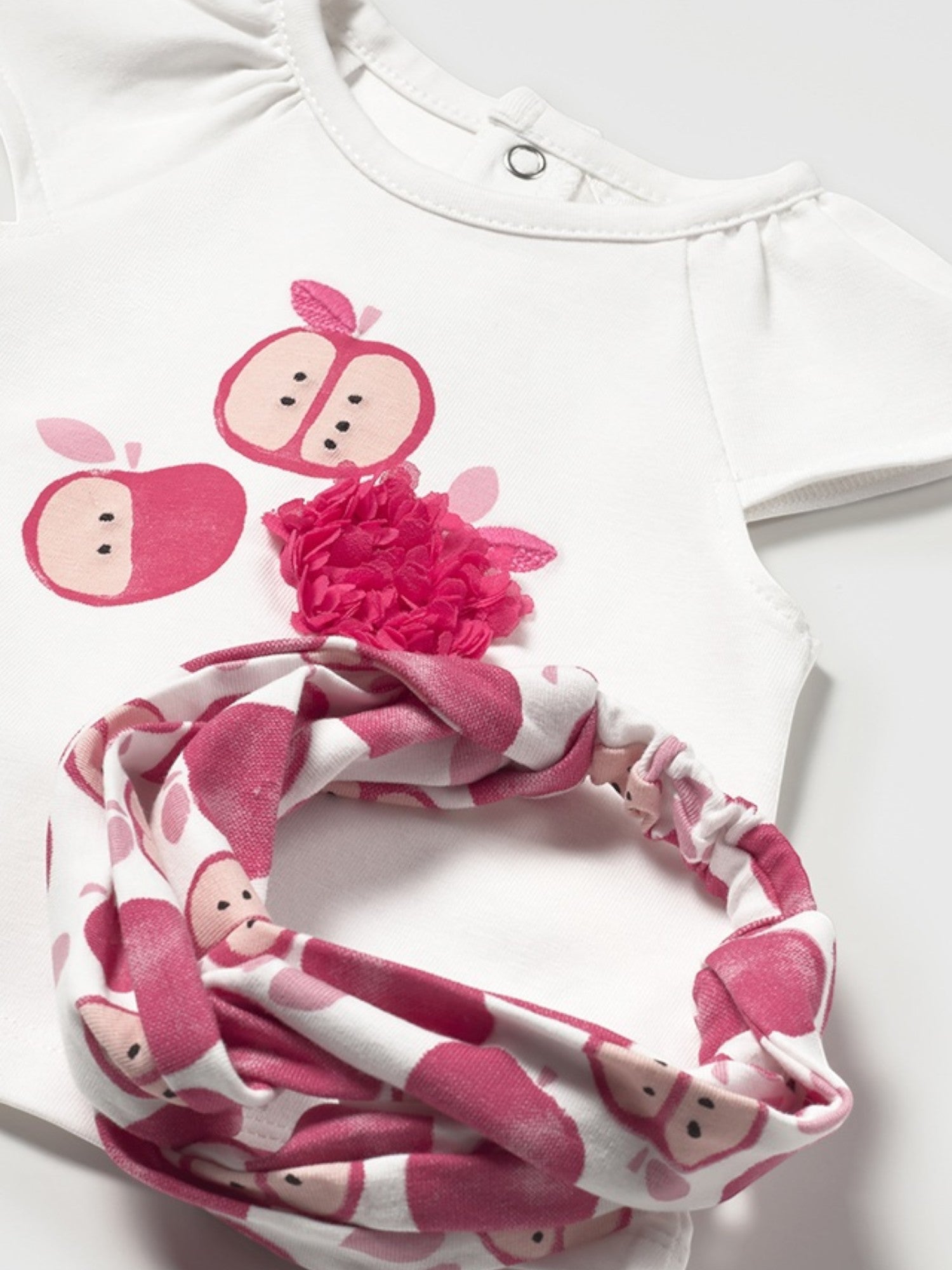 Completo leggings capri e cerchietto Bimba ROSA 1763 /R -  NANU' BABY