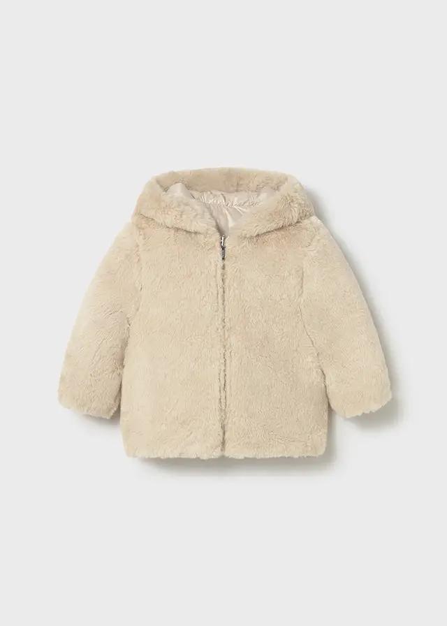 Cappotto Bimba Avorio 2435/80 by MAYORAL