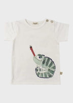 T-shirt Bimbo Panna C63195 by COCCODE'