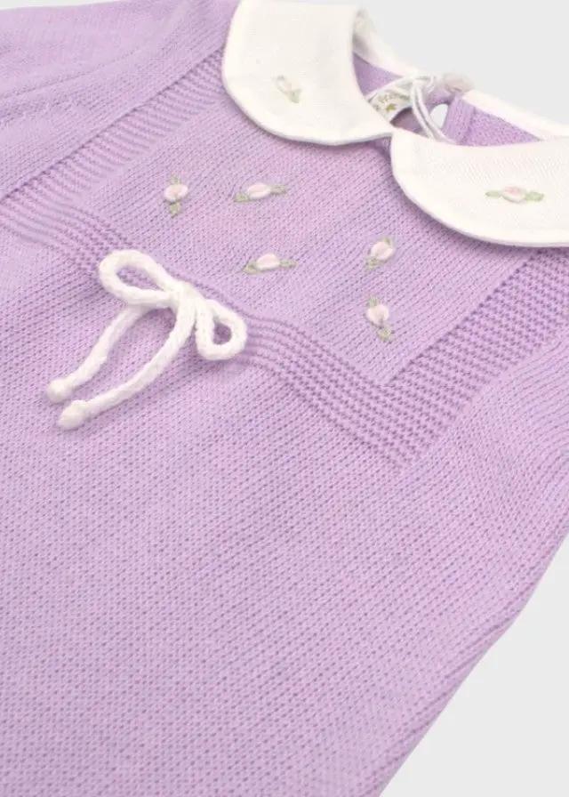 Pagliaccetto Neonata Lilla ROSELLINE 373/L by BABY LORD