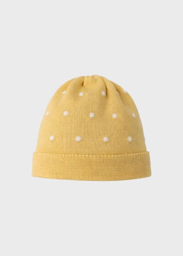 Cuffia Neonata Giallo 3430/651F by BABY LORD