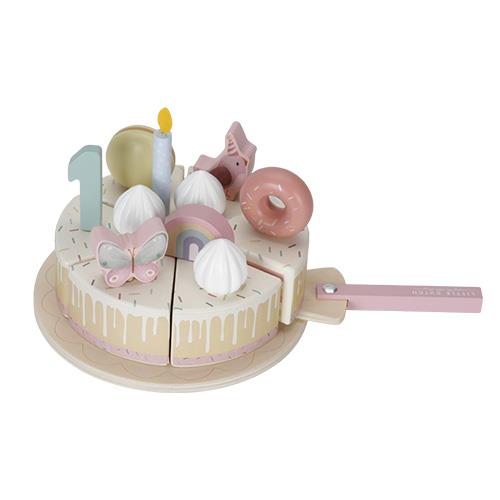 Torta di compleanno in legno  - 26 pezzi  AL CAMPIONE LD8015 -  NANU' BABY
