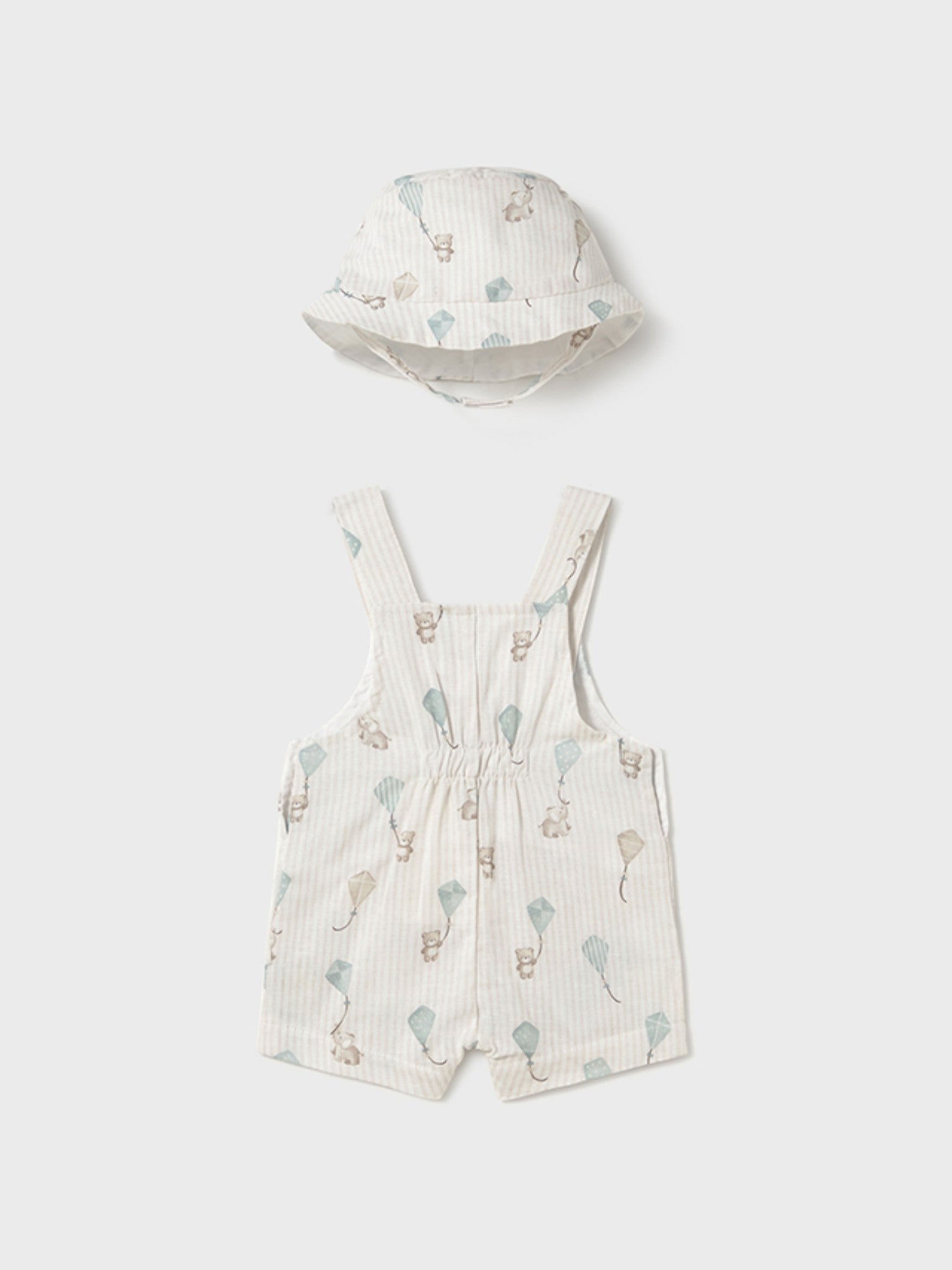 Salopette e cappello Bimbo VERDE 1601 /V -  NANU' BABY