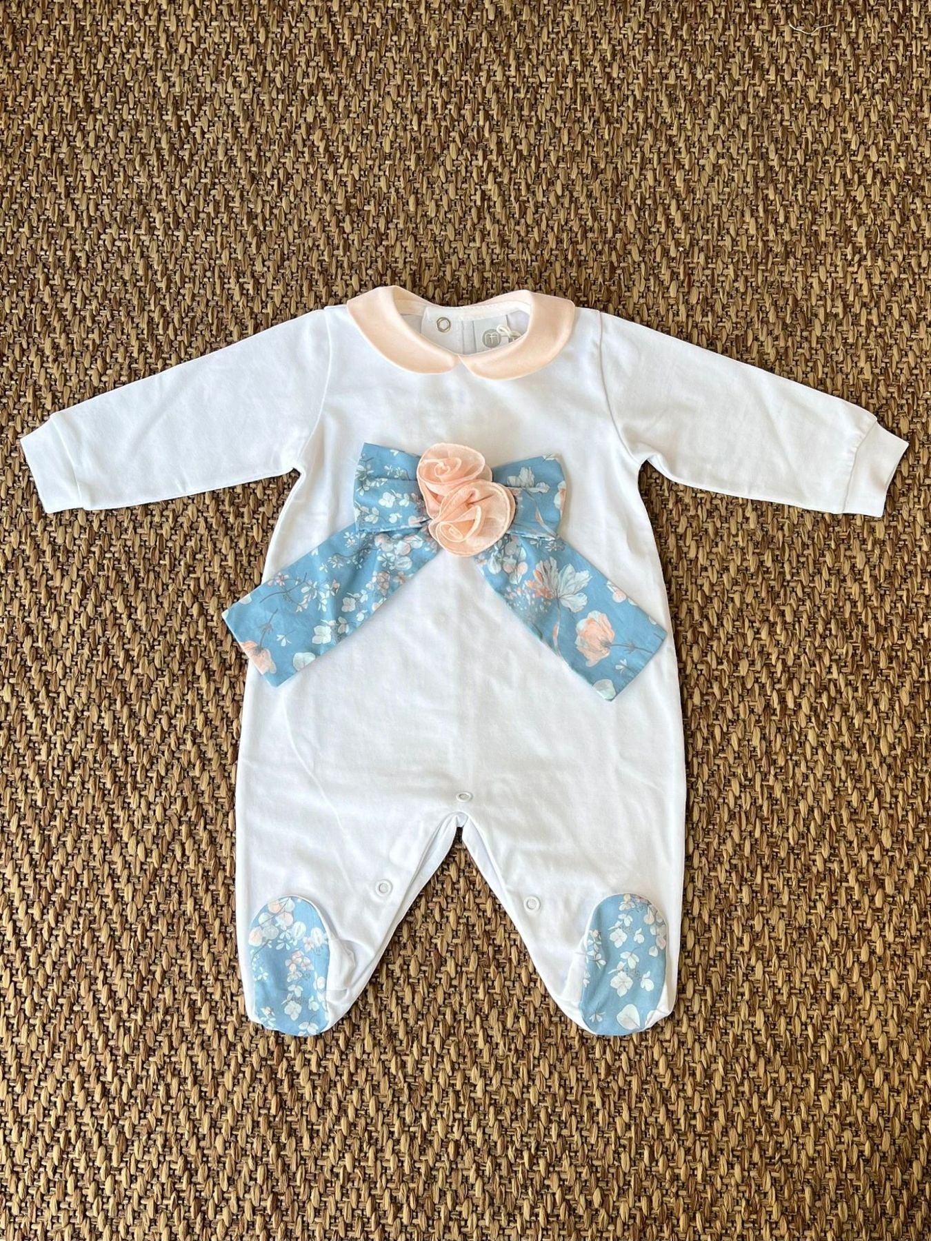 Tutina Neonata BIANCO EP2314 -  NANU' BABY