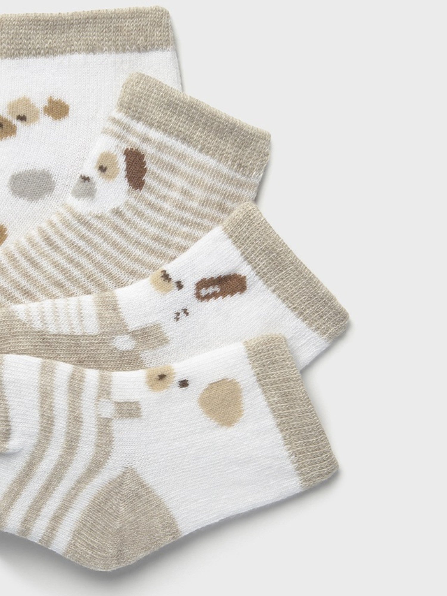 Set 4 calze  AVORIO 9862 /A -  NANU' BABY