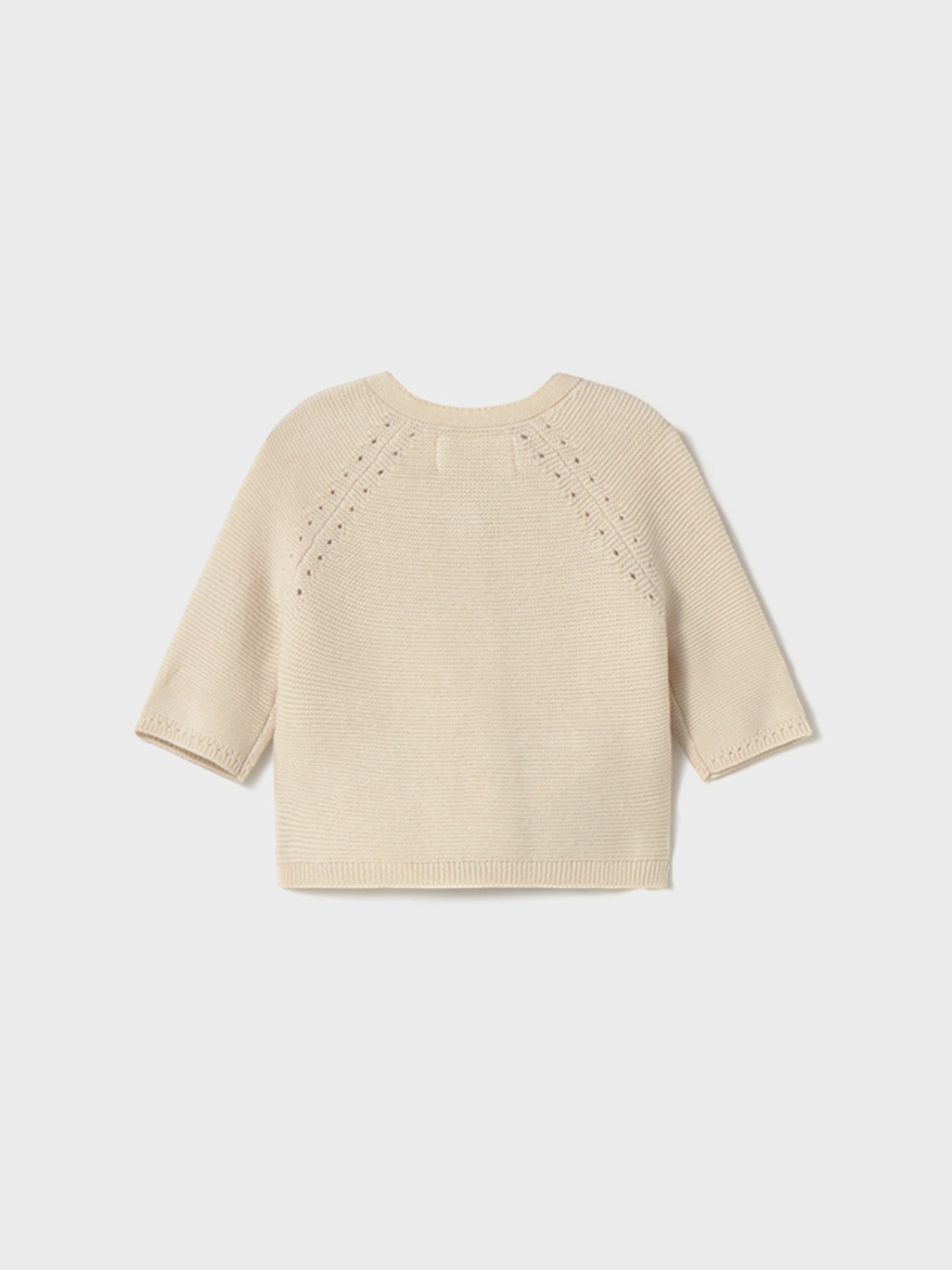 Giacchino lungo maglia Bimba BEIGE 1307 /BE -  NANU' BABY