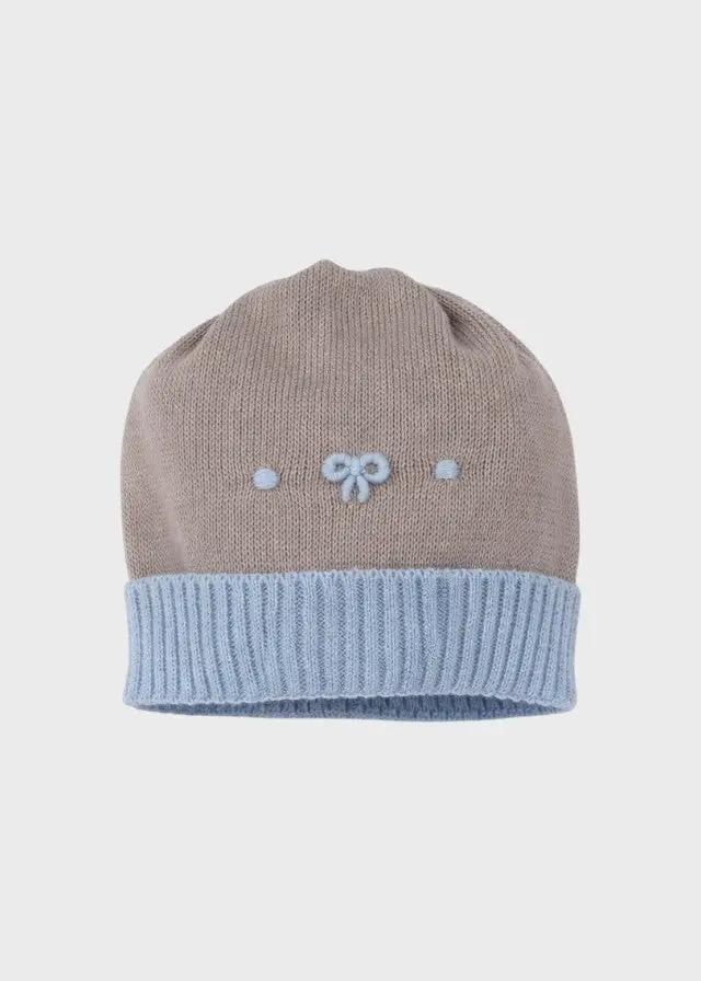 Cuffia Neonato Avorio NODINI 660/S by BABY LORD