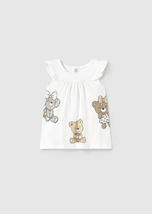 Abito Bimba Bianco 1852 /B by MAYORAL