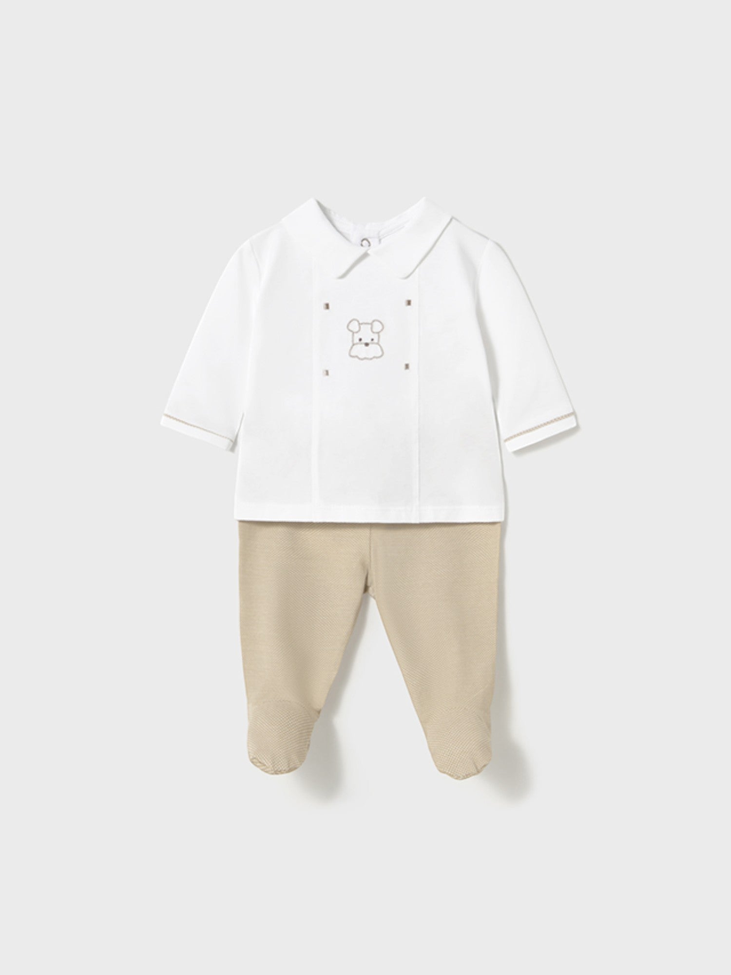 Completo ghettina Neonato BEIGE 1558 /BE -  NANU' BABY