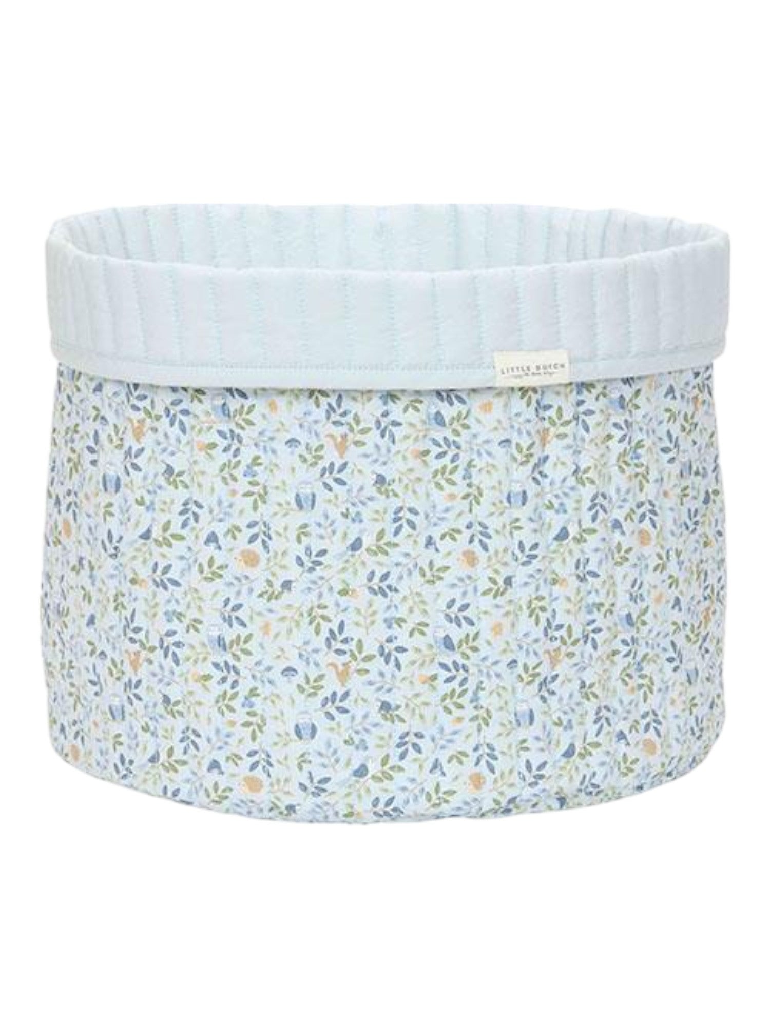 Cesto portaoggetti trapuntato grande - Amici della foresta  BLU TE31044030 -  NANU' BABY
