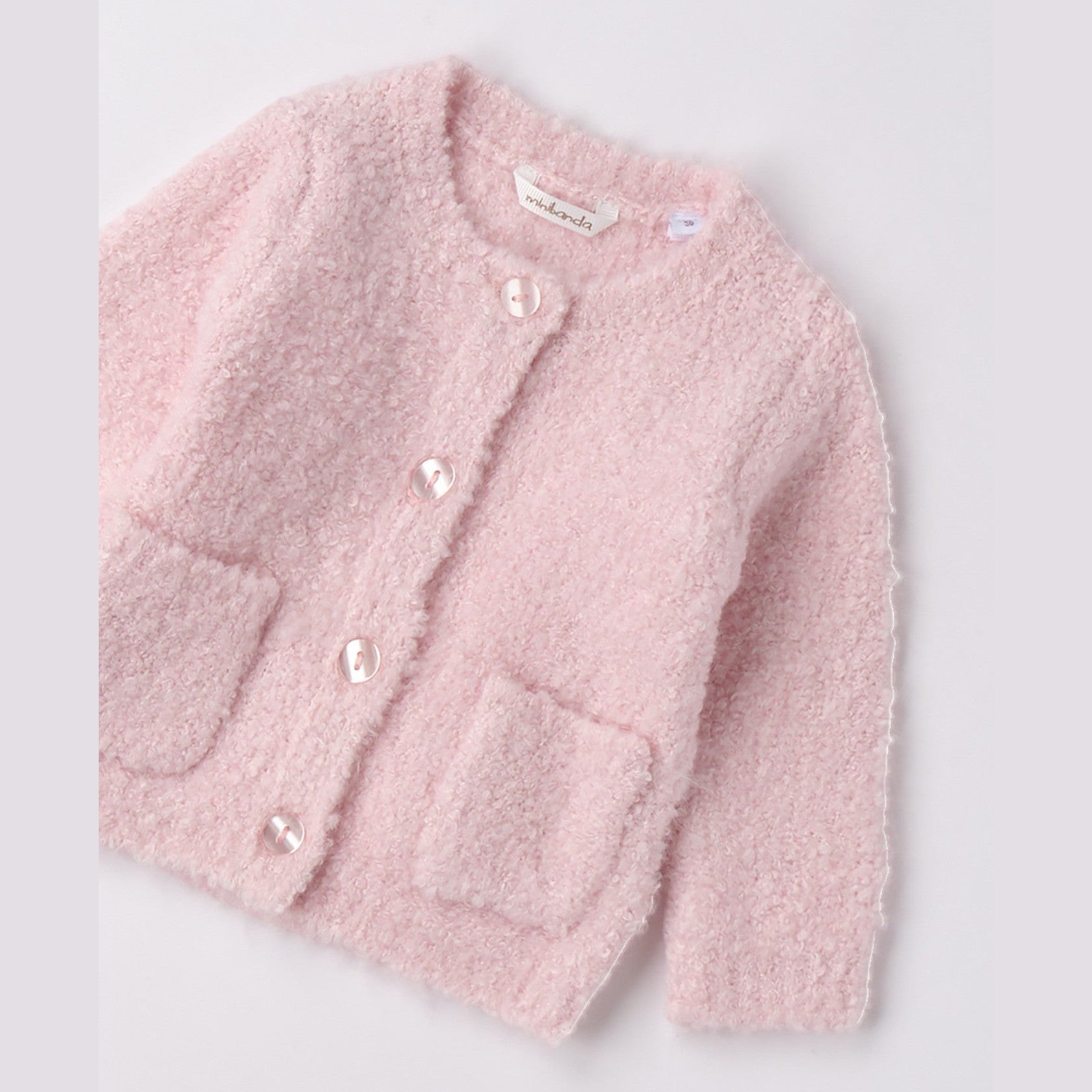 Cardigan Scaldacuore Bimba Rosa 3F707/2714 -  NANU' BABY