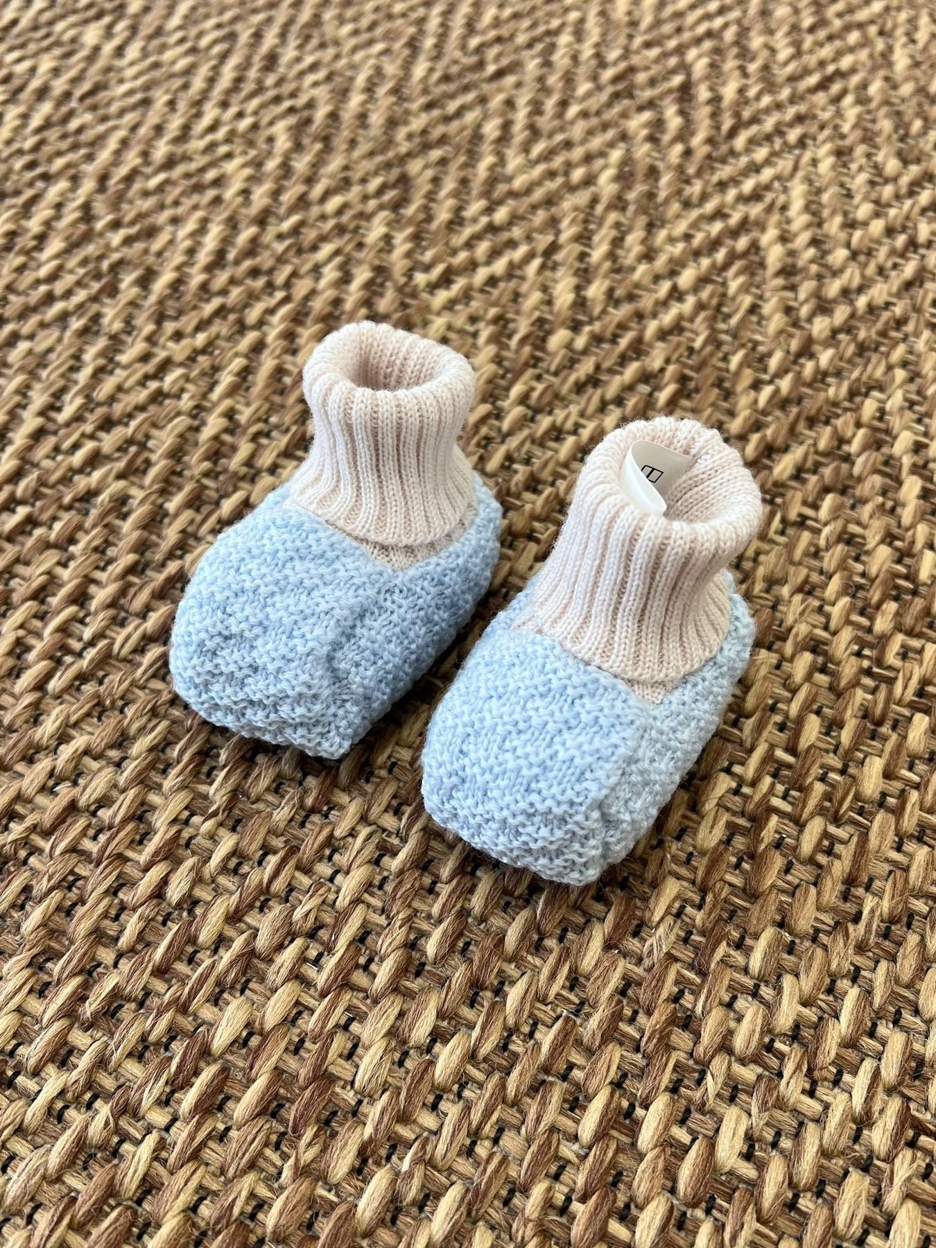 Babbucce Mongolfiera Neonato CIELO IB53S -  NANU' BABY