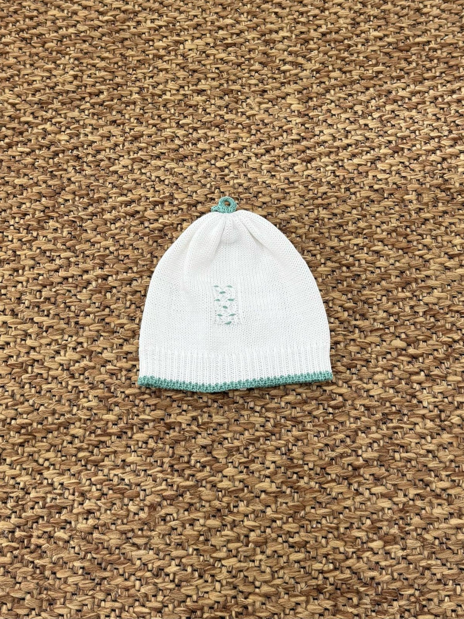 Cuffia Nido Neonato BIANCO MONDELLO 1409 -  NANU' BABY