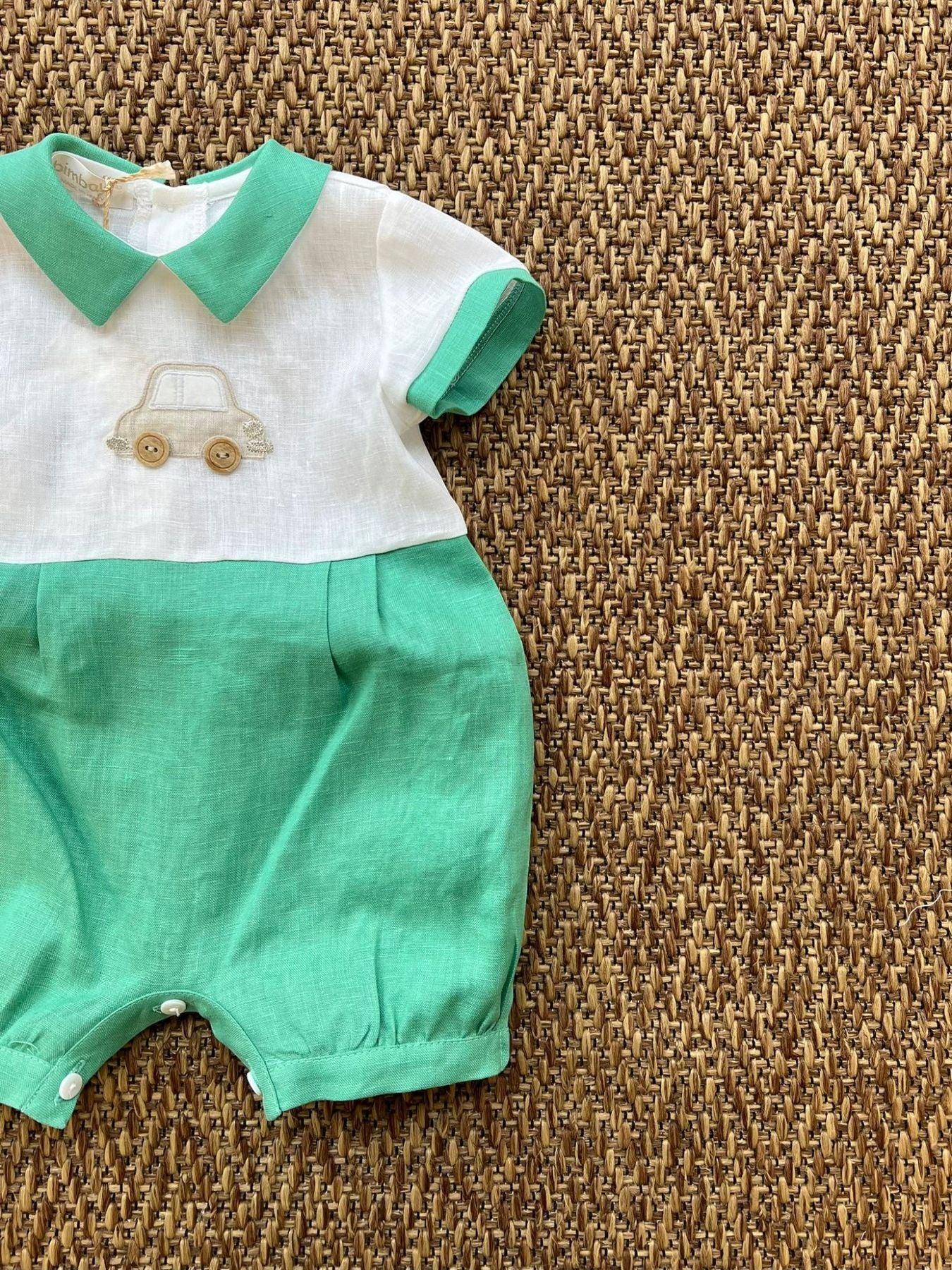 PAGLIACCETTO Bimbo VERDE CAR 7169 -  NANU' BABY