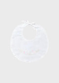 Bavetta Neonata Bianco SKY/768R by PICCOLA GIUGGIOLA