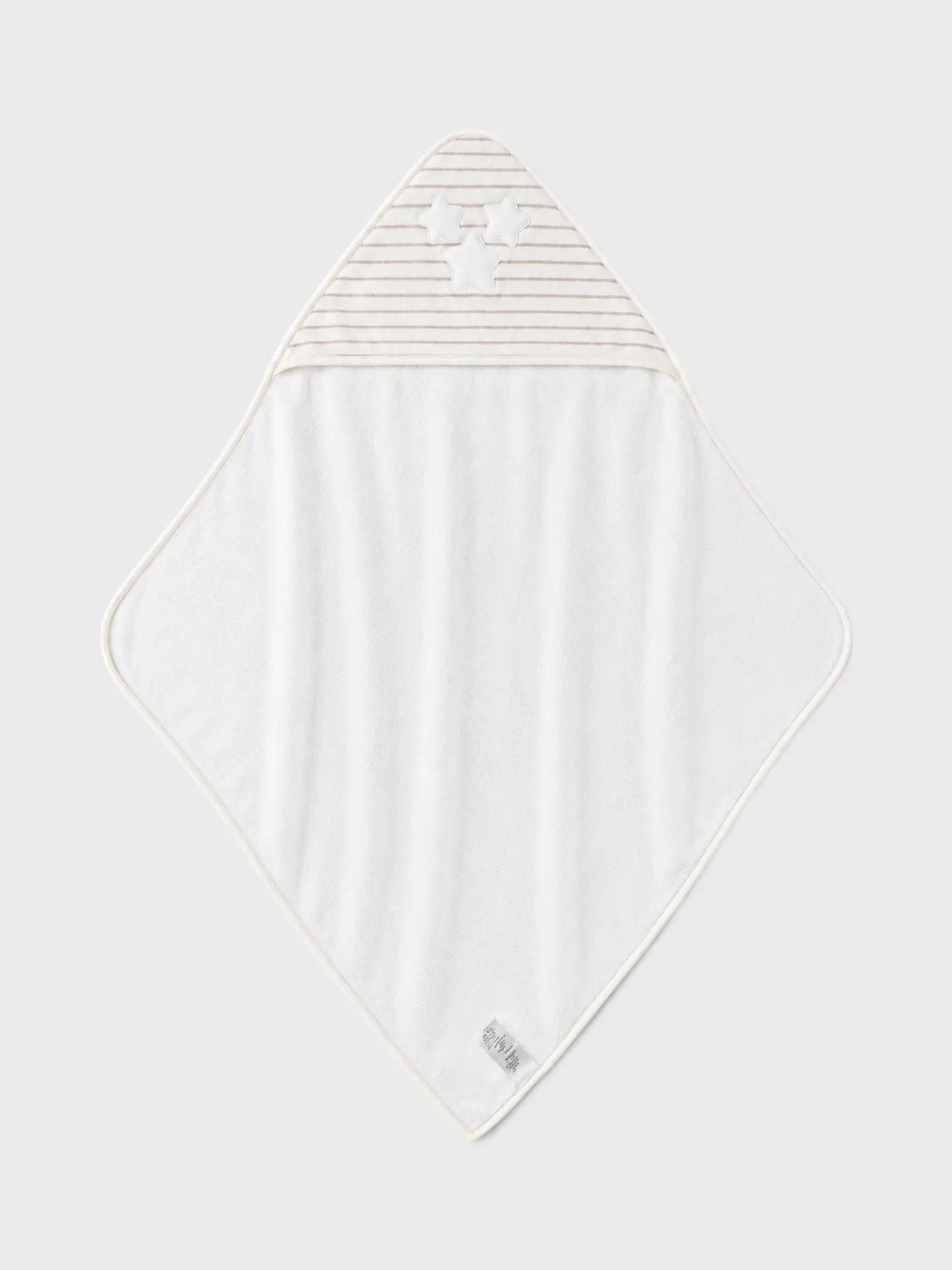 Accappatoio Neonato Panna C64620/P-B by COCCODE'
