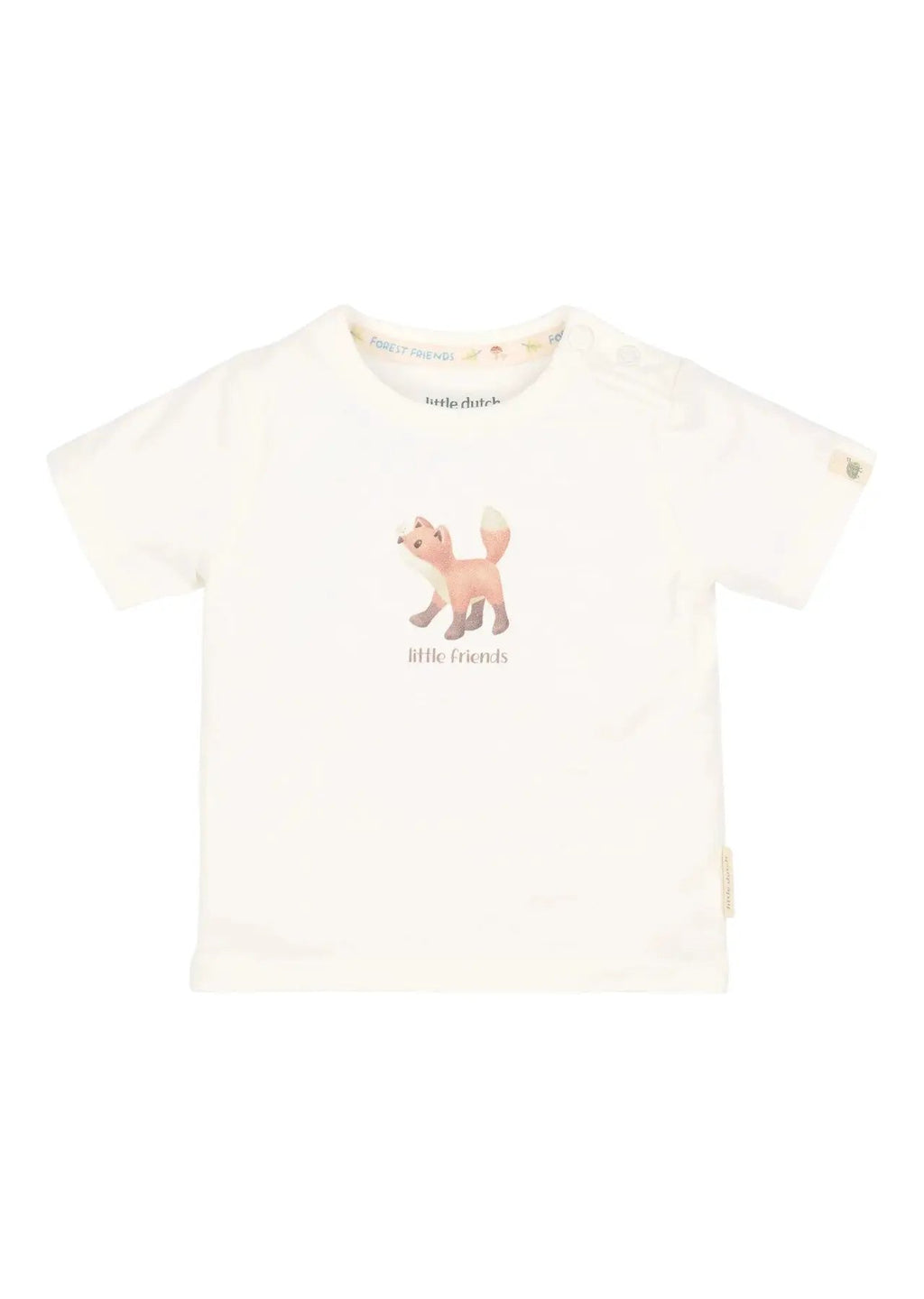 T-shirt Bimbo Bianco CL26021312 by LITTLE DUTCH