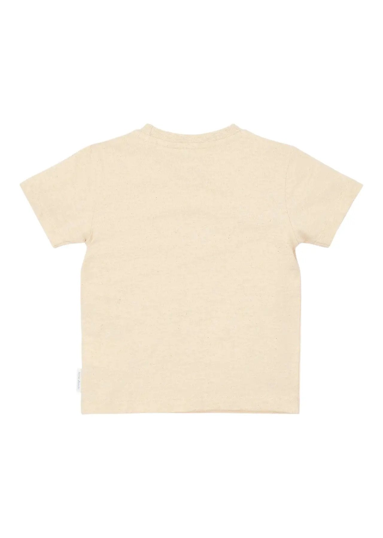 T-shirt Bimbo Avorio CL26021140 by LITTLE DUTCH