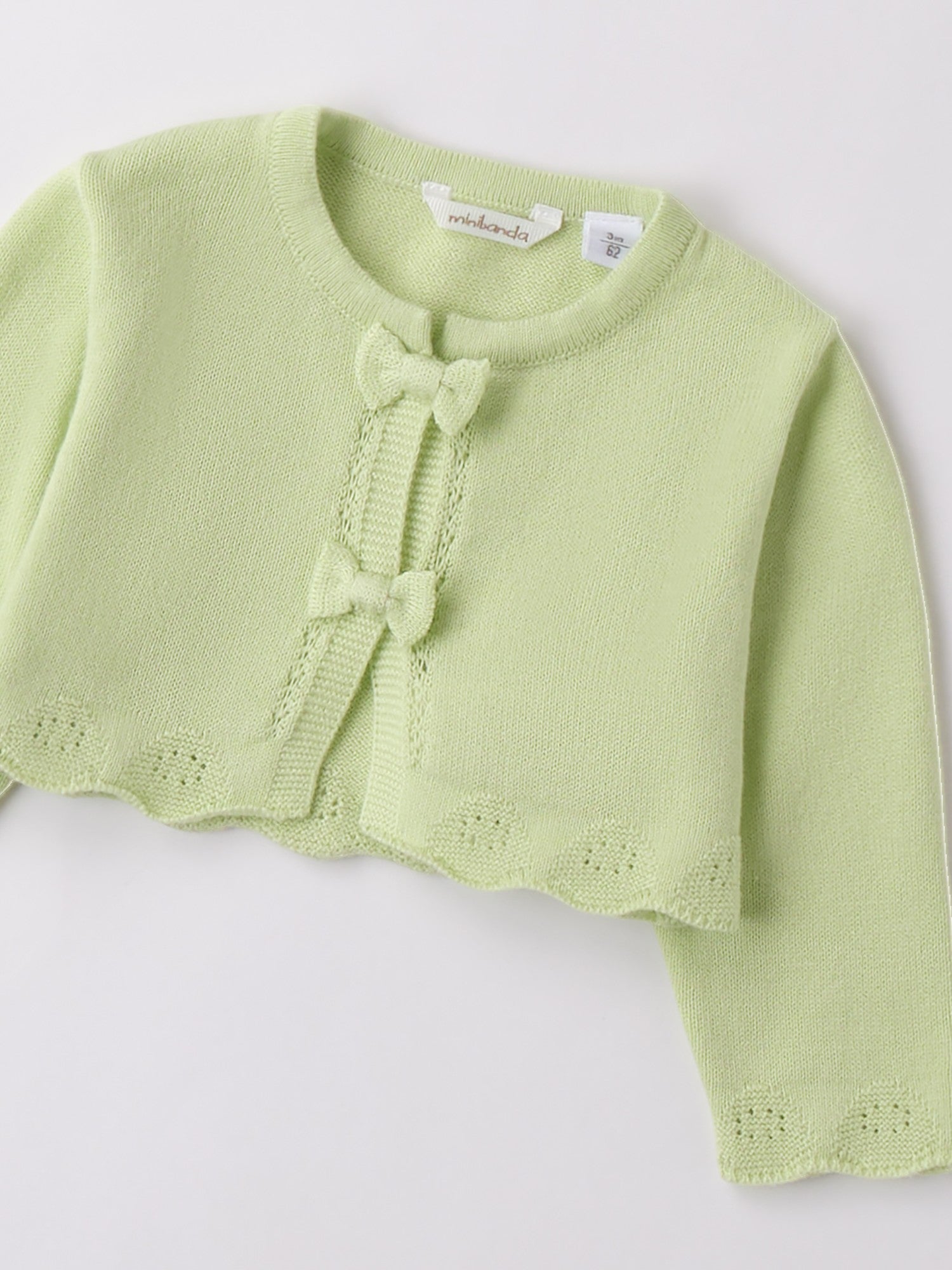 Cardigan Scaldacuore Bimba VERDE 3B764/5422 -  NANU' BABY