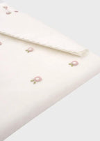 Lenzuolino Neonata Avorio TERESA/LN by PICCOLA GIUGGIOLA