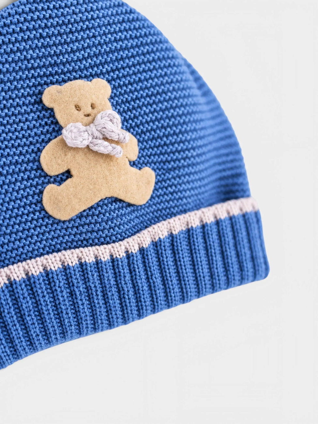 Cuffia Neonato Blu ORSETTO 603 by BABY LORD